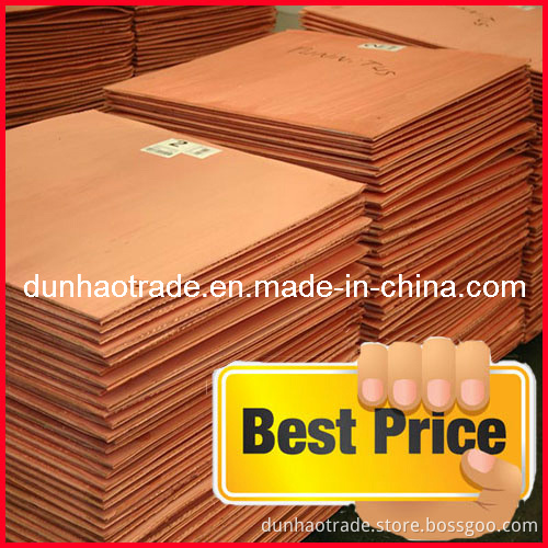Primary 99.99% Electrolytic Copper Cathode